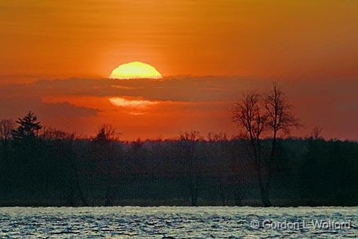 Ottawa River Sunset_48025.jpg - Photographed near Ottawa, Ontario - the Capital of Canada.
